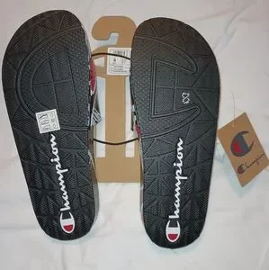 NEW Size 9 Champion Mens Slides Sandals Pair Champion Unisex Slides Men Women Athletic Lightweight Logo  main image 2